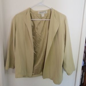Light green silk jacket
